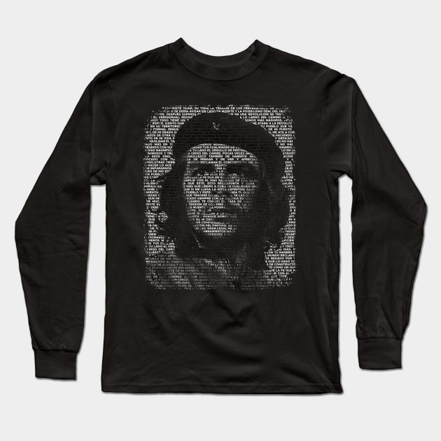 Che Guevara Rebel Cuban Guerrilla Revolution T-Shirt Long Sleeve T-Shirt by HiDearPrint